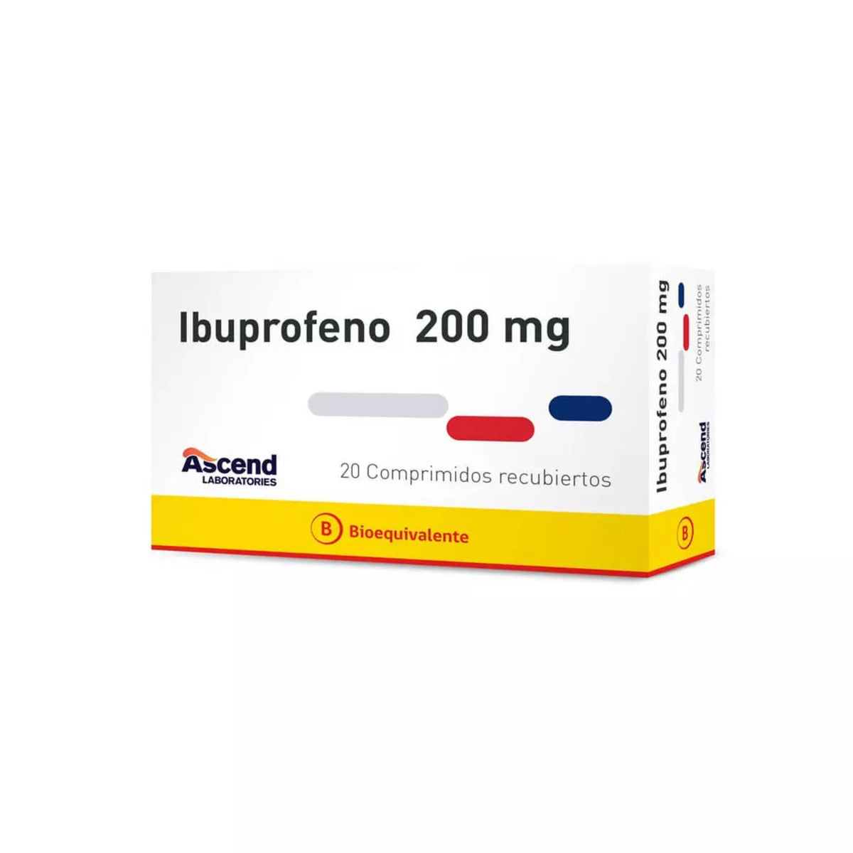 Ibuprofeno (C) 200 mg 20 Comprimidos Laboratorio Ascend