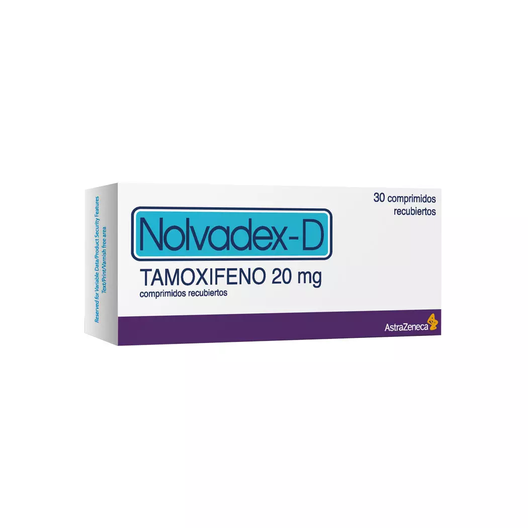 Nolvadex-D Tamoxifeno 20 mg 30 Comprimidos Laboratorio AstraZeneca