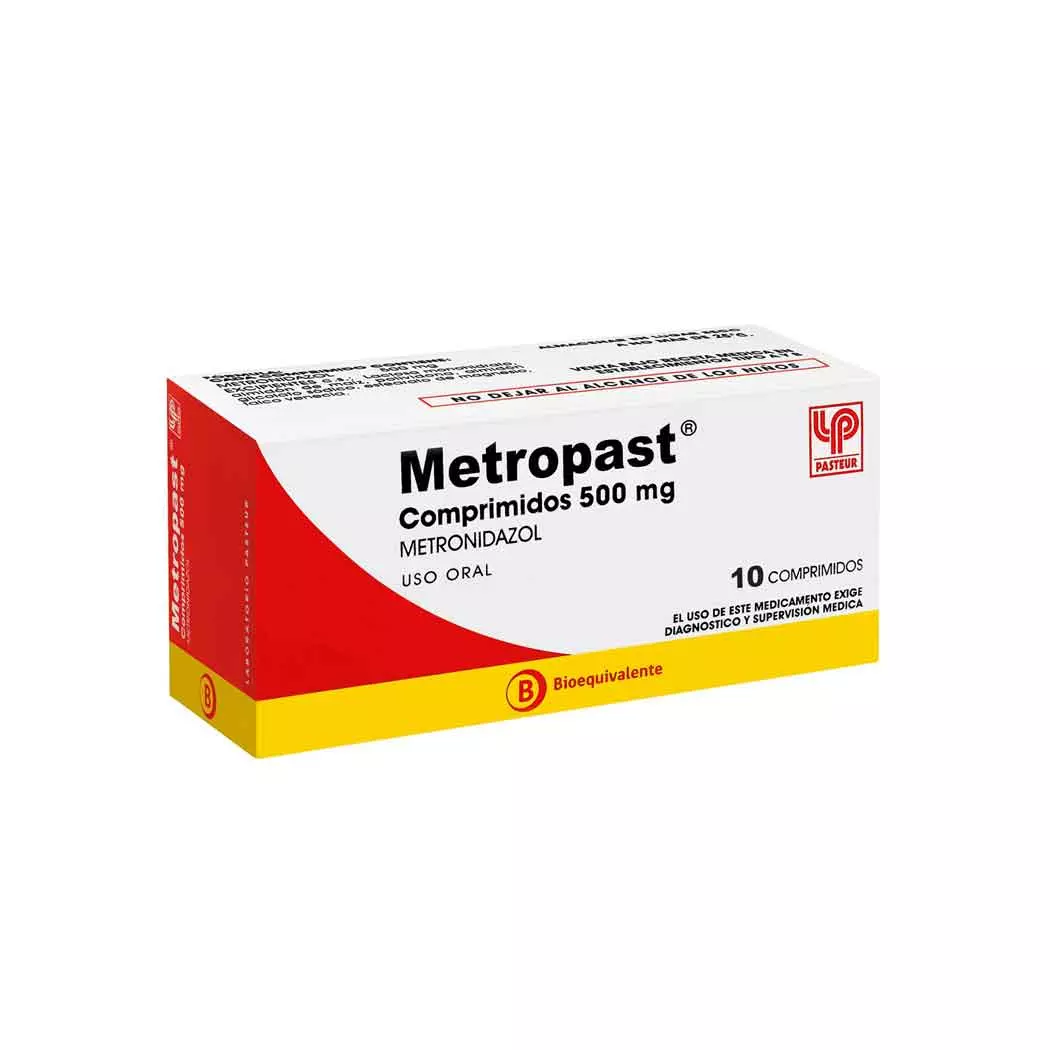 Metropast (B) Metronidazol 500 mg 10 Comprimidos