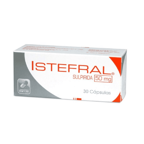 Istefral Sulpirida 50 mg 30 Capsulas Laboratorio Mintlab