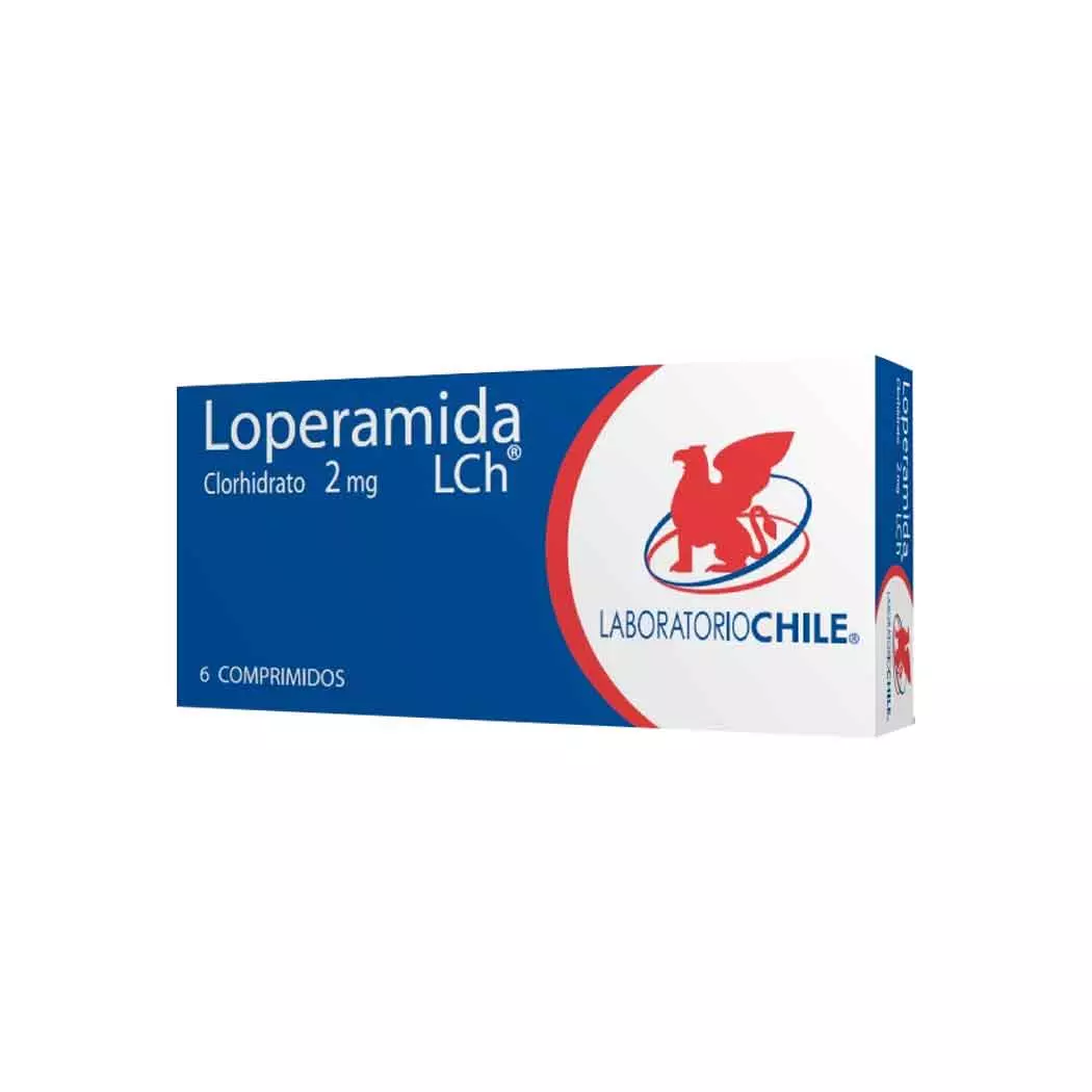 Loperamida 2 mg 6 Comprimidos Laboratorio Chile