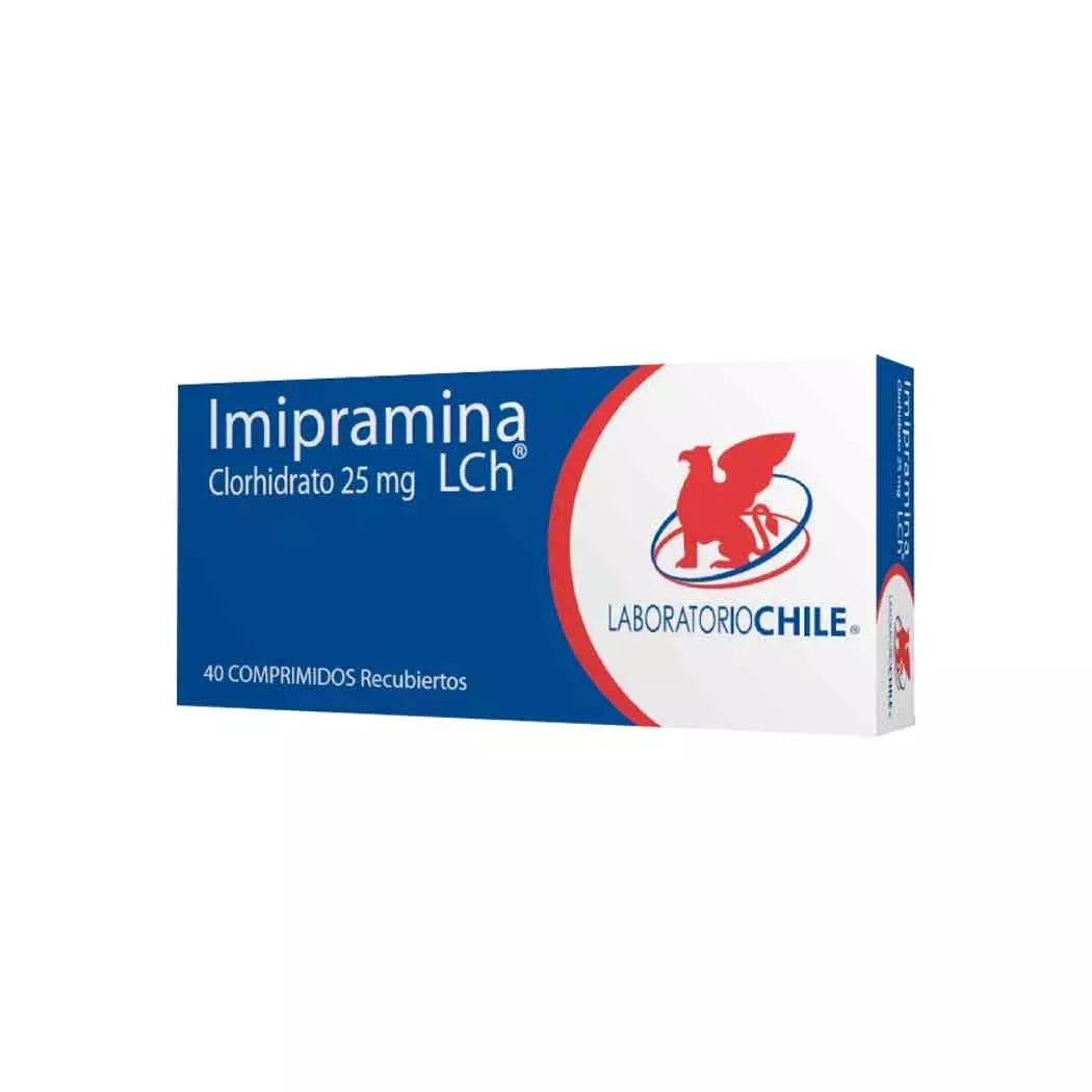 Imipramina 25 mg 40 Comprimidos Laboratorio Chile
