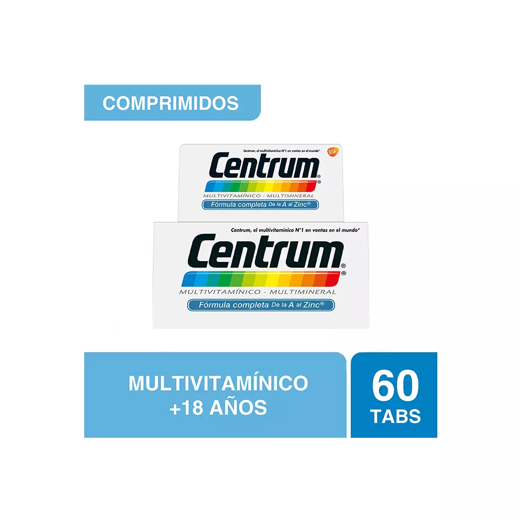 Centrum Multivitaminico 60 Comprimidos Recubiertos