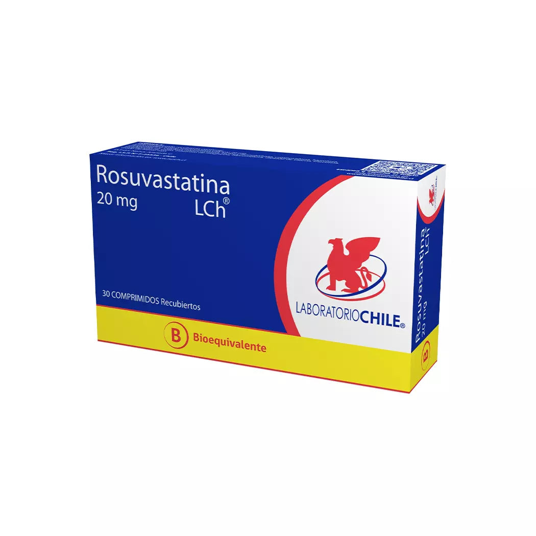 Rosuvastatina (B) 20 mg 30 Comprimidos Recubiertos