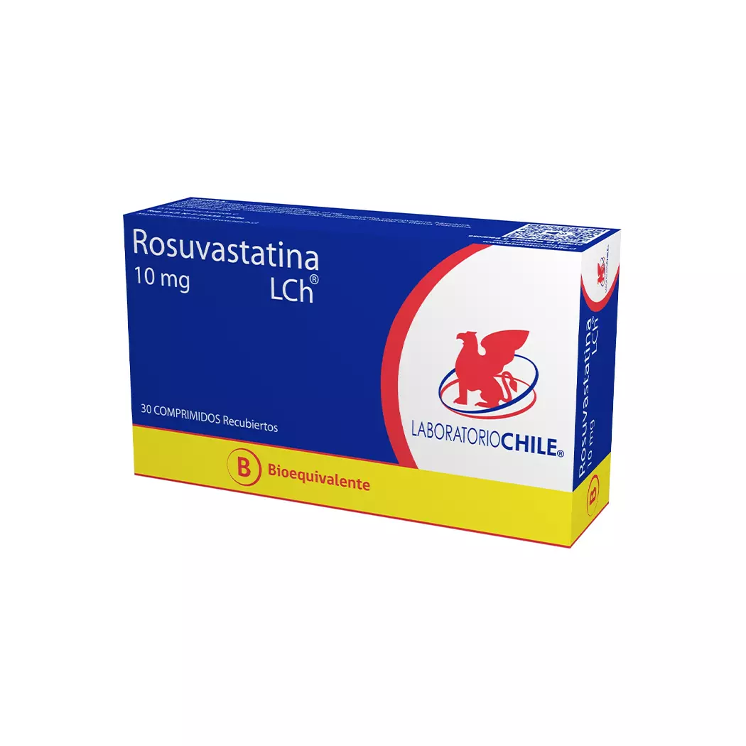 Rosuvastatina (B) 10 mg 30 Comprimidos Laboratorio Chile