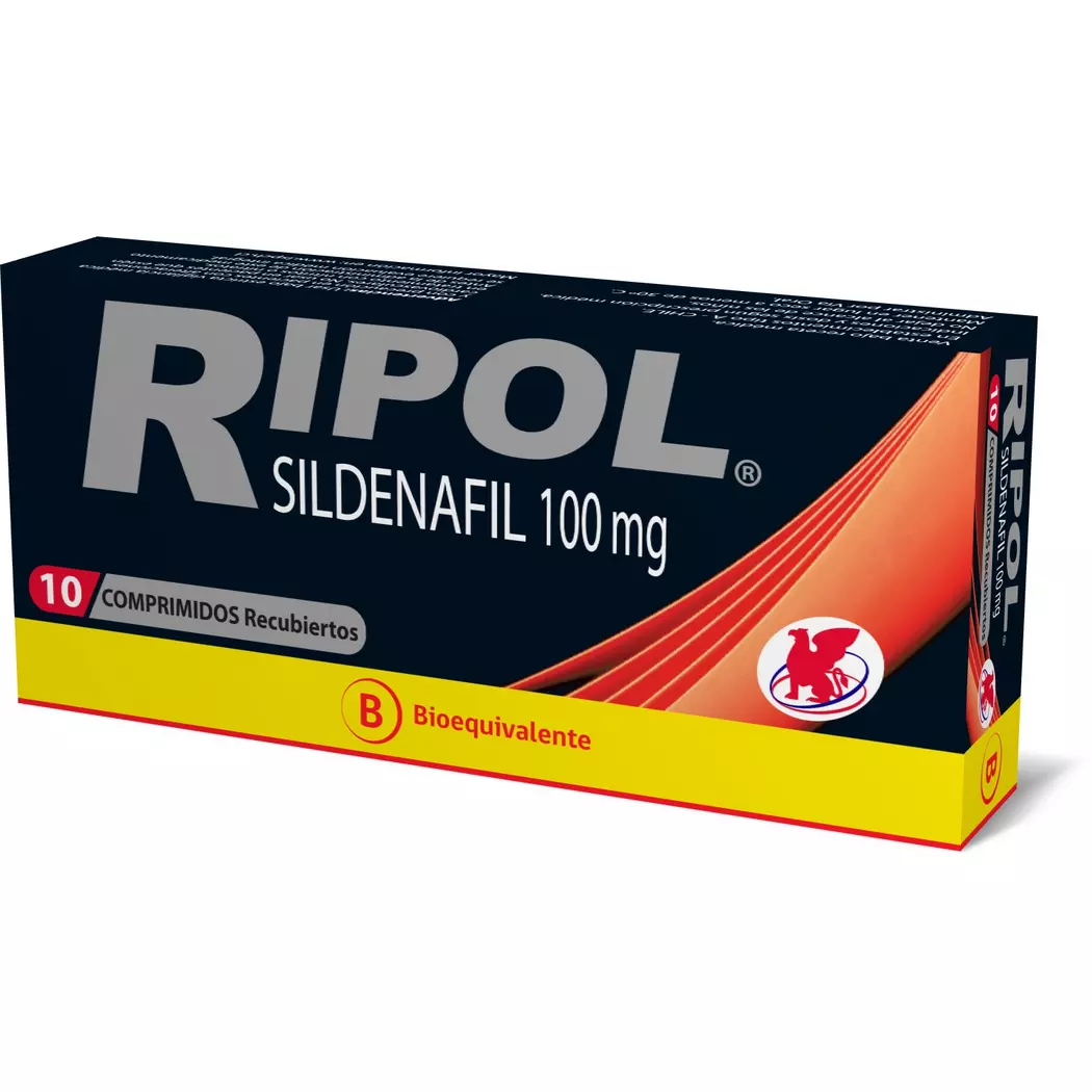 Ripol Sildenafil 100 mg 10 Comprimidos Recubiertos