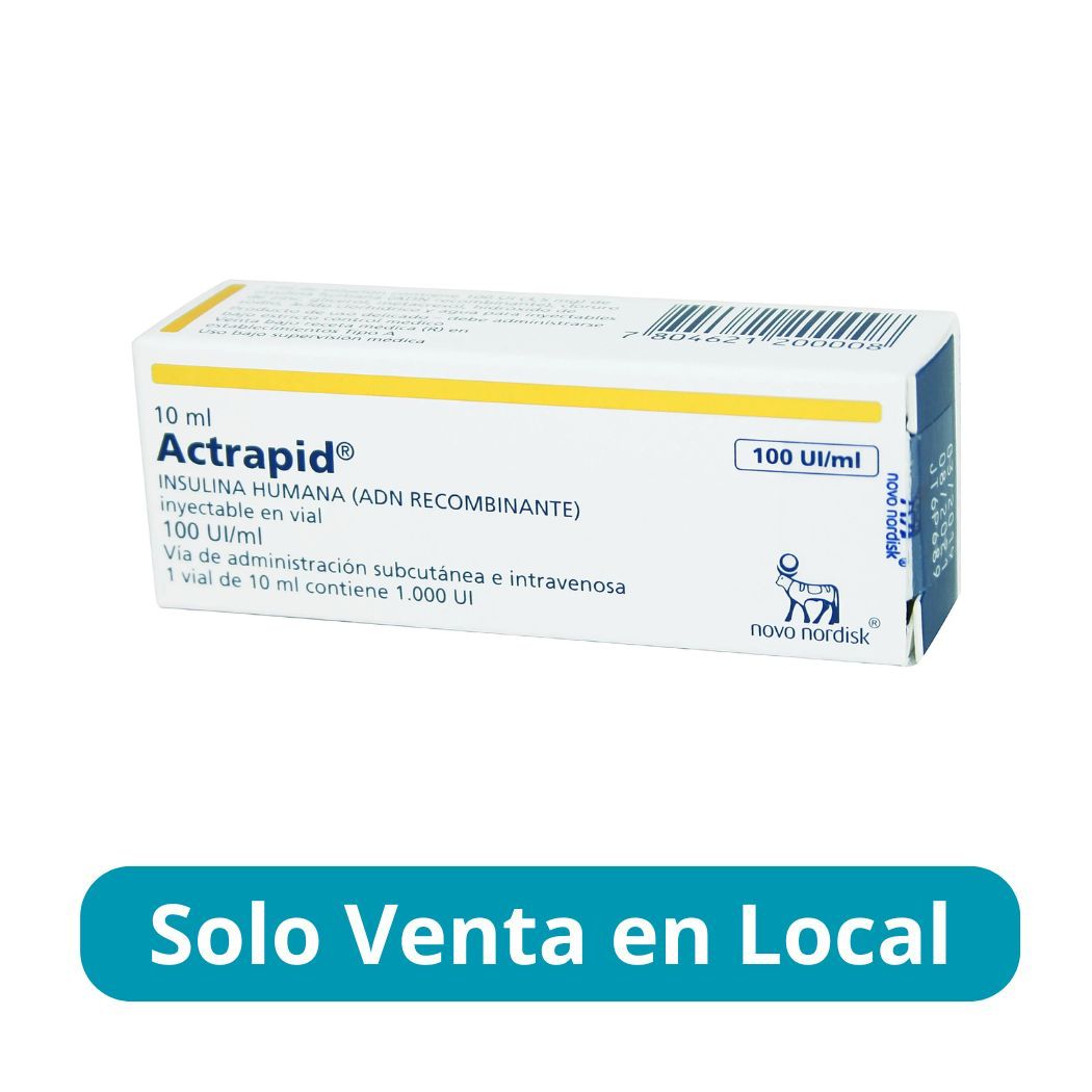 Actrapid HM 100UI/ml 10ml 1 Frasco-Ampolla