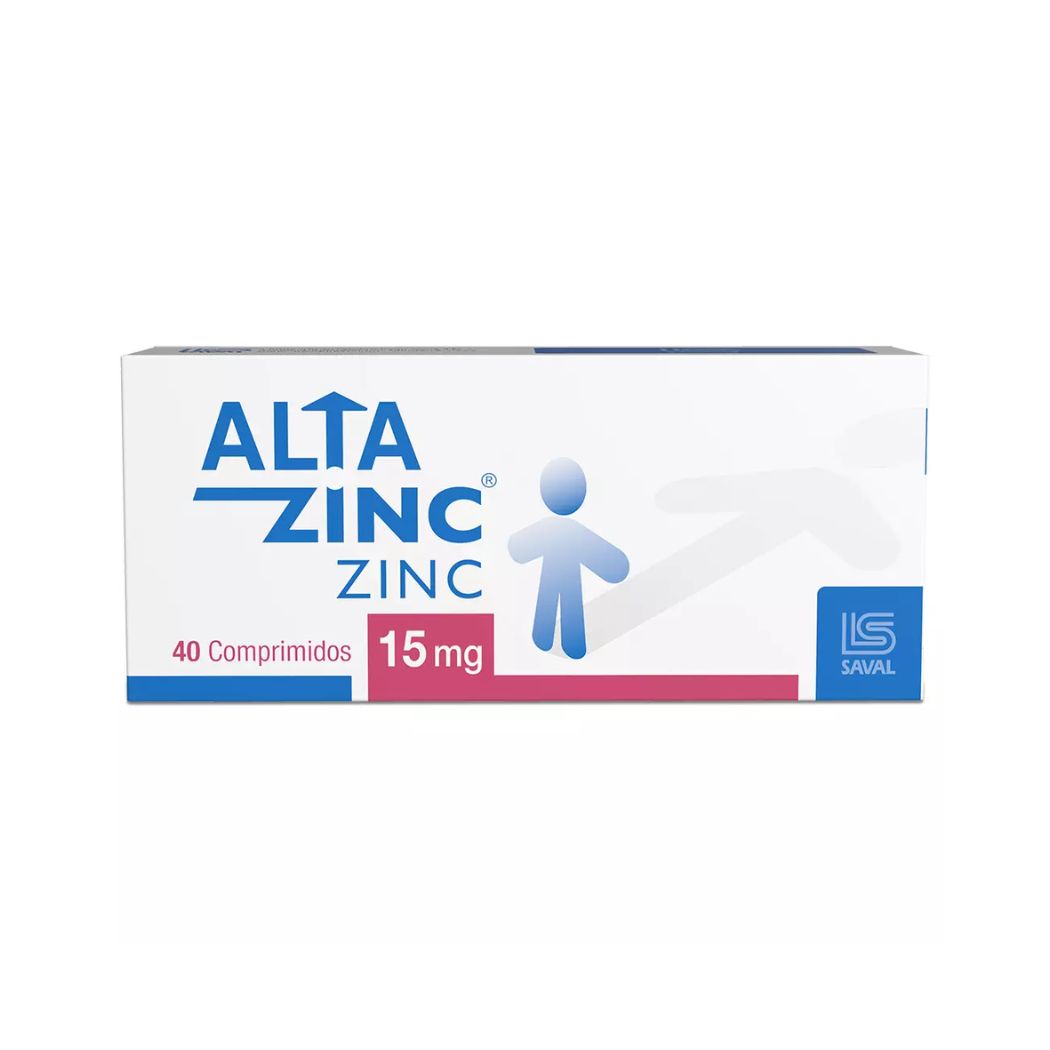 Altazinc Zinc 15 mg 40 Comprimidos