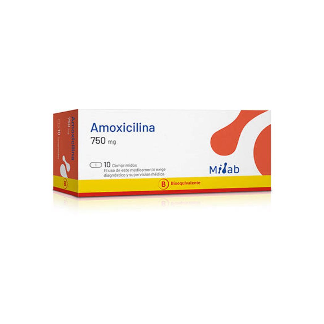 Amoxicilina 750 mg 21 Capsulas Laboratorio Mintlab