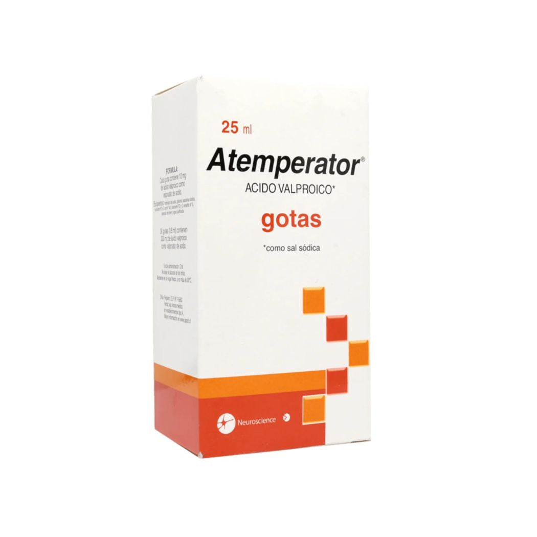 Atemperator Acido Valproico 375 mg Gotas 25 ml