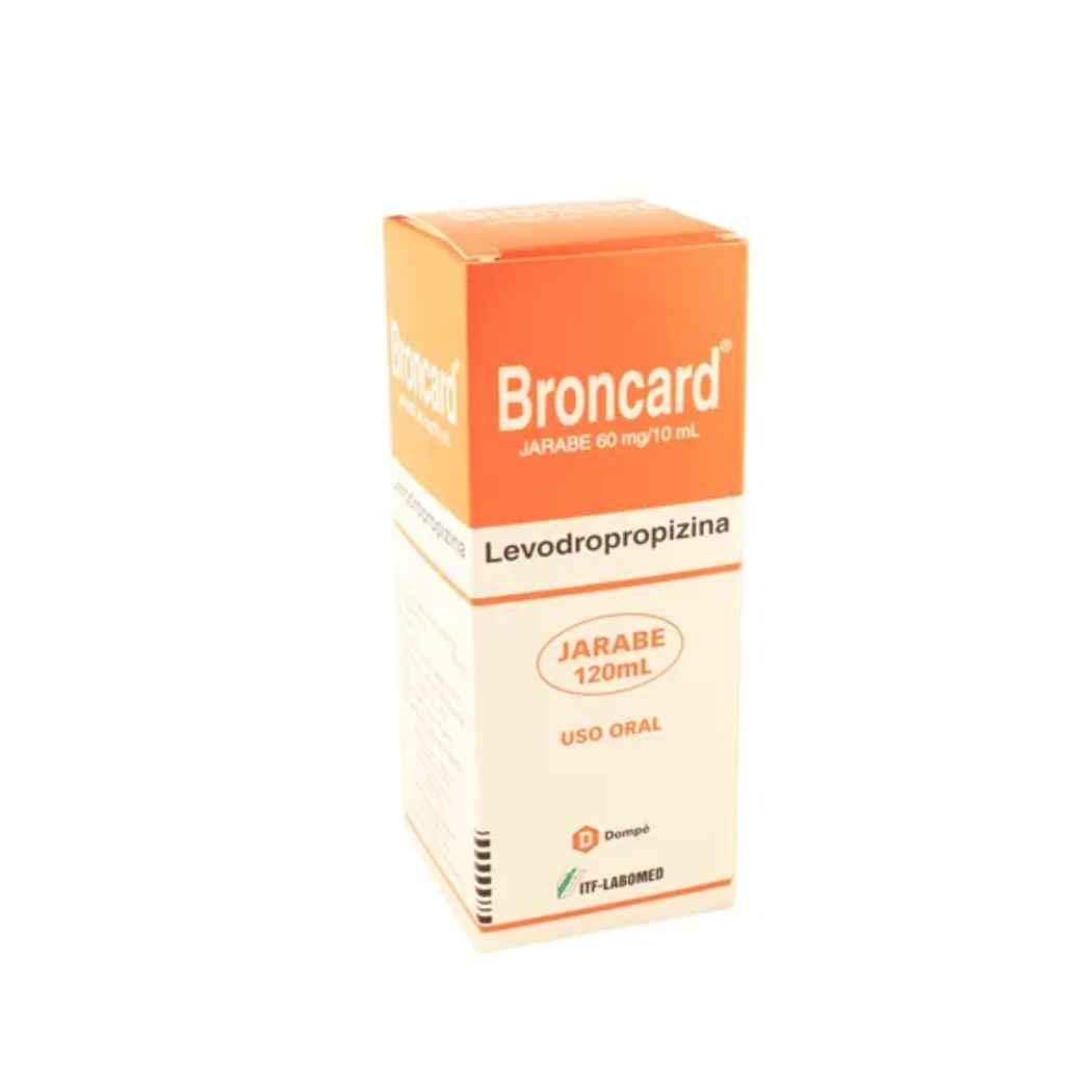 Broncard (B) Levodropropizina 60mg/10ml Jarabe 120 ml
