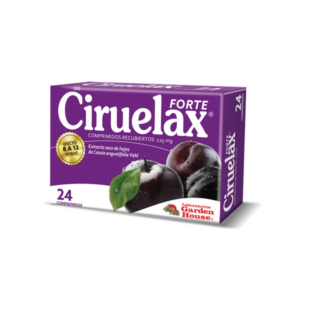 Ciruelax Forte Cassia Angustifolia 125 mg 24 Comprimidos