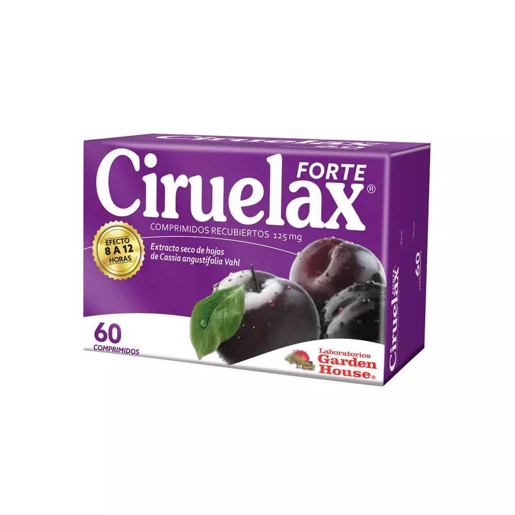 Ciruelax Forte Cassia Angustifolia 125 mg 60 Comprimidos