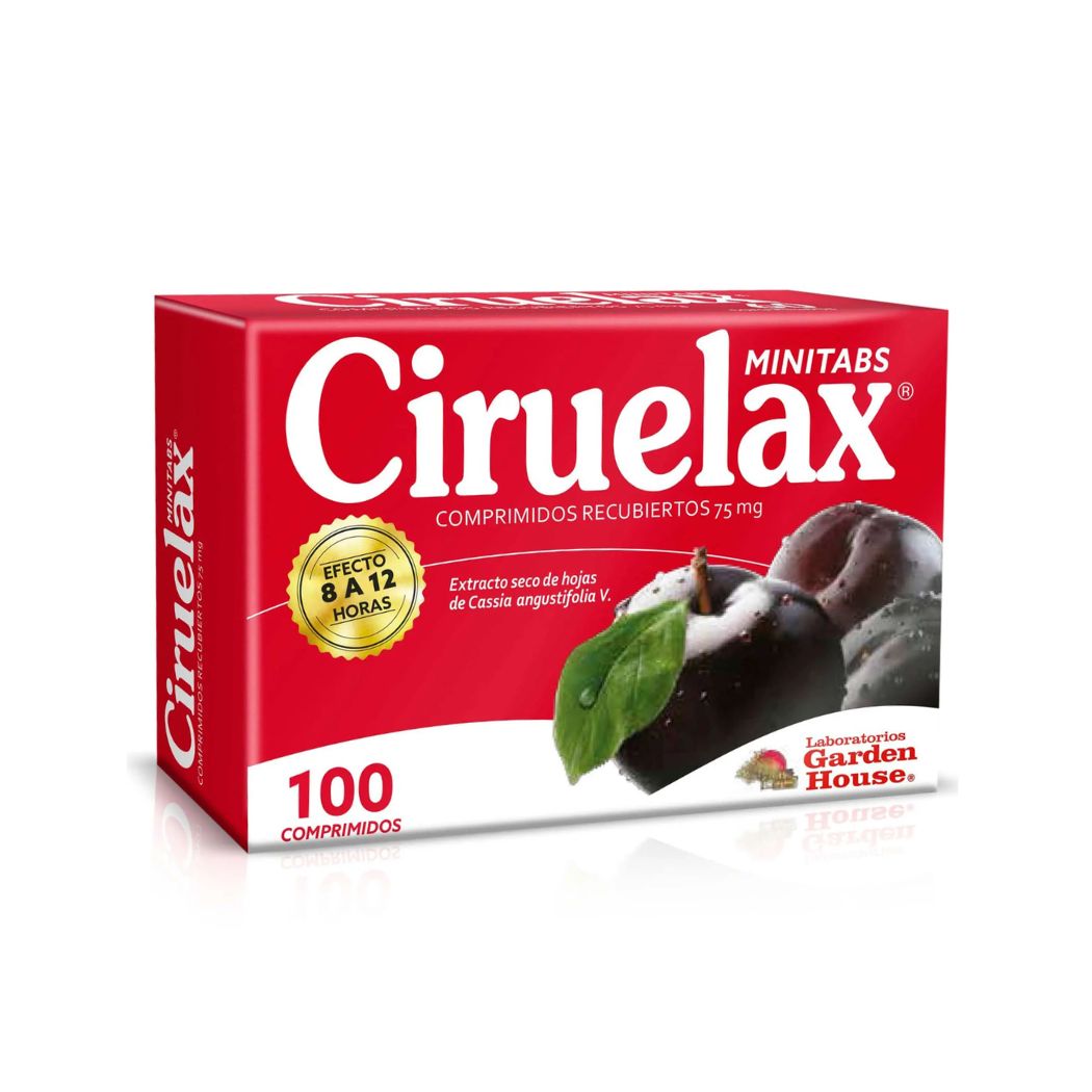 Ciruelax Minitabs Cassia Angustifolia 75 mg 100 Comprimidos