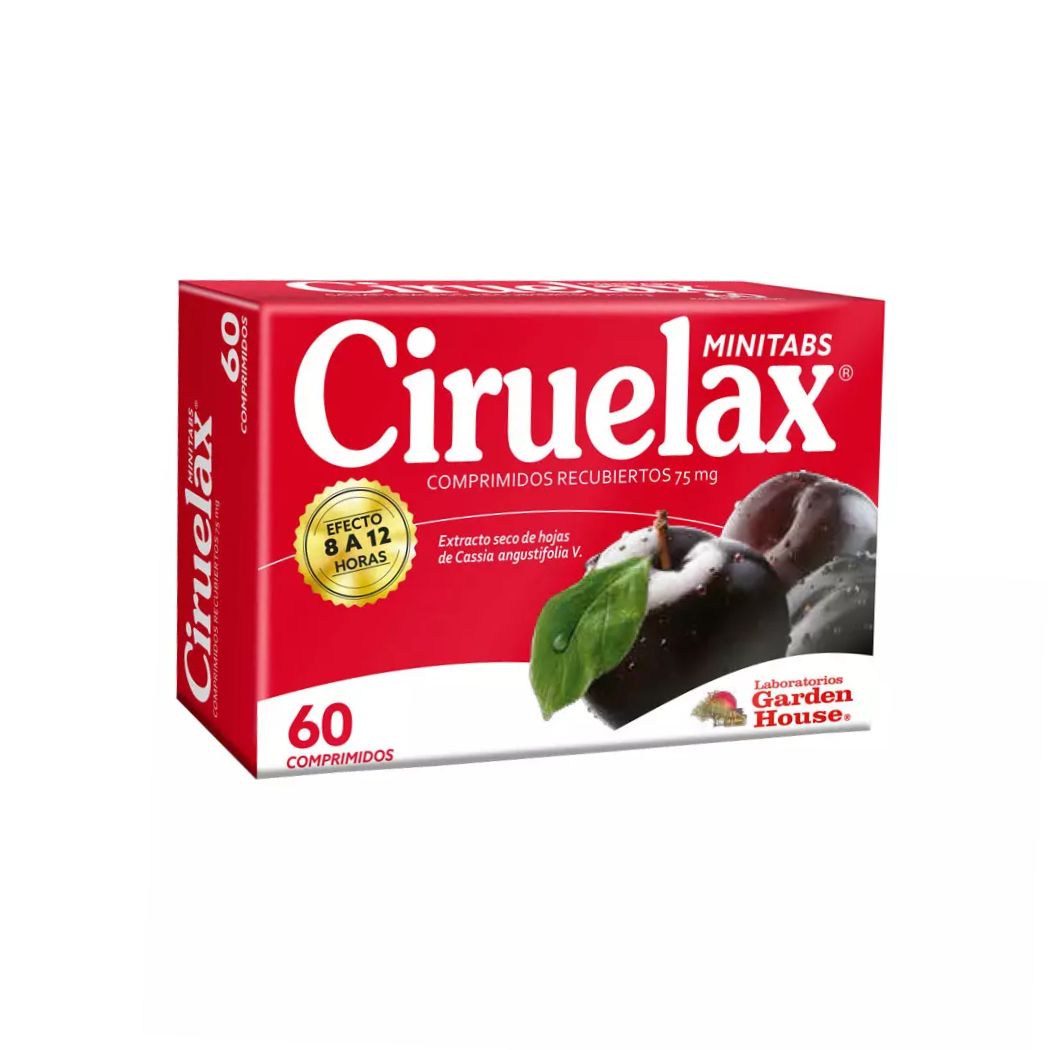 Ciruelax Minitabs Cassia Angustifolia 75 mg 60 Comprimidos