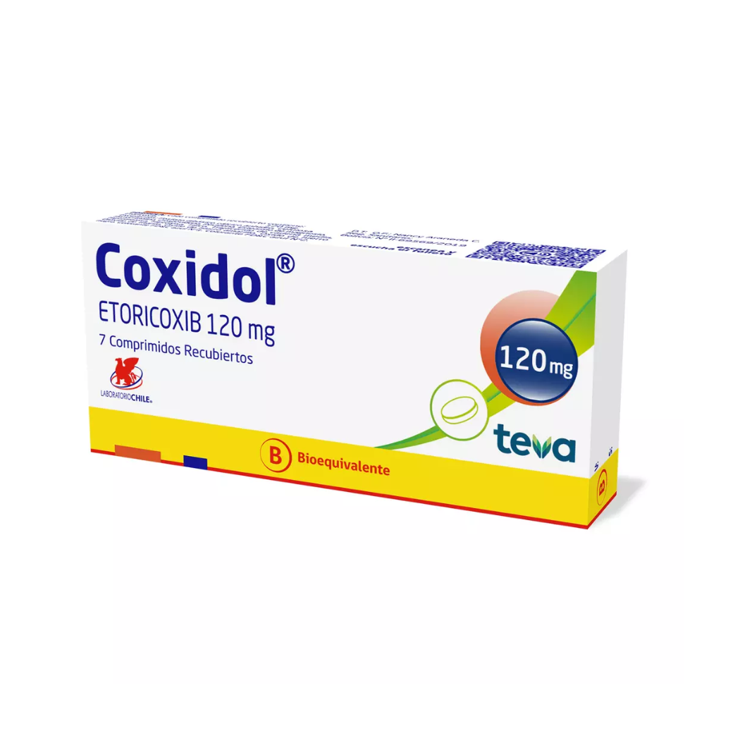 Coxidol (B) Etoricoxib 120 mg 7 Comprimidos Recubiertos