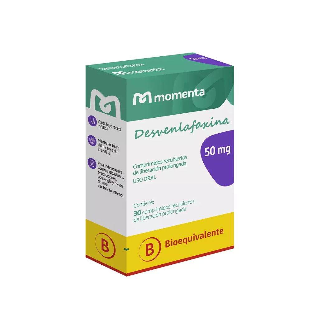 Desvenlafaxina (B) 50 mg 30 Comprimidos Prolongados
