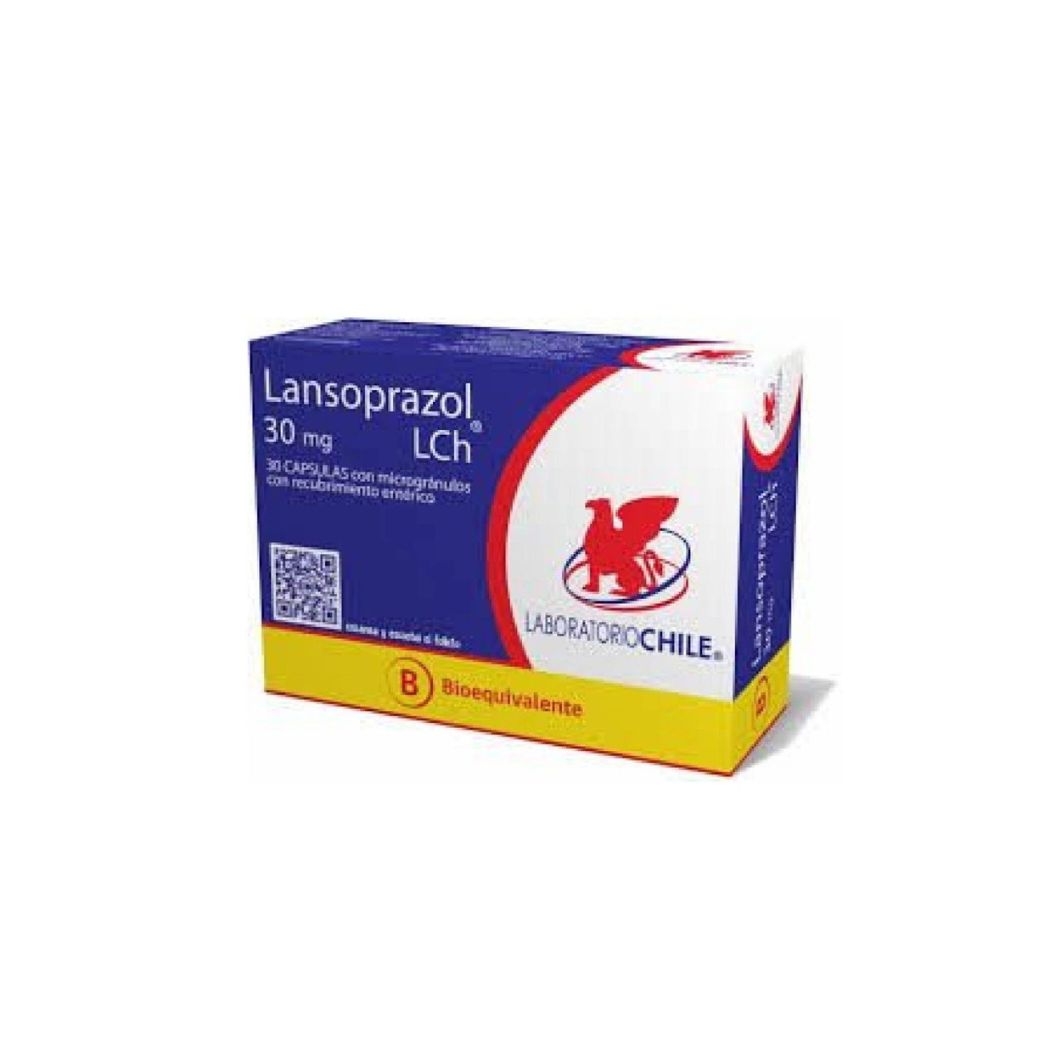 Lansoprazol (B) 30 mg 30 Capsulas