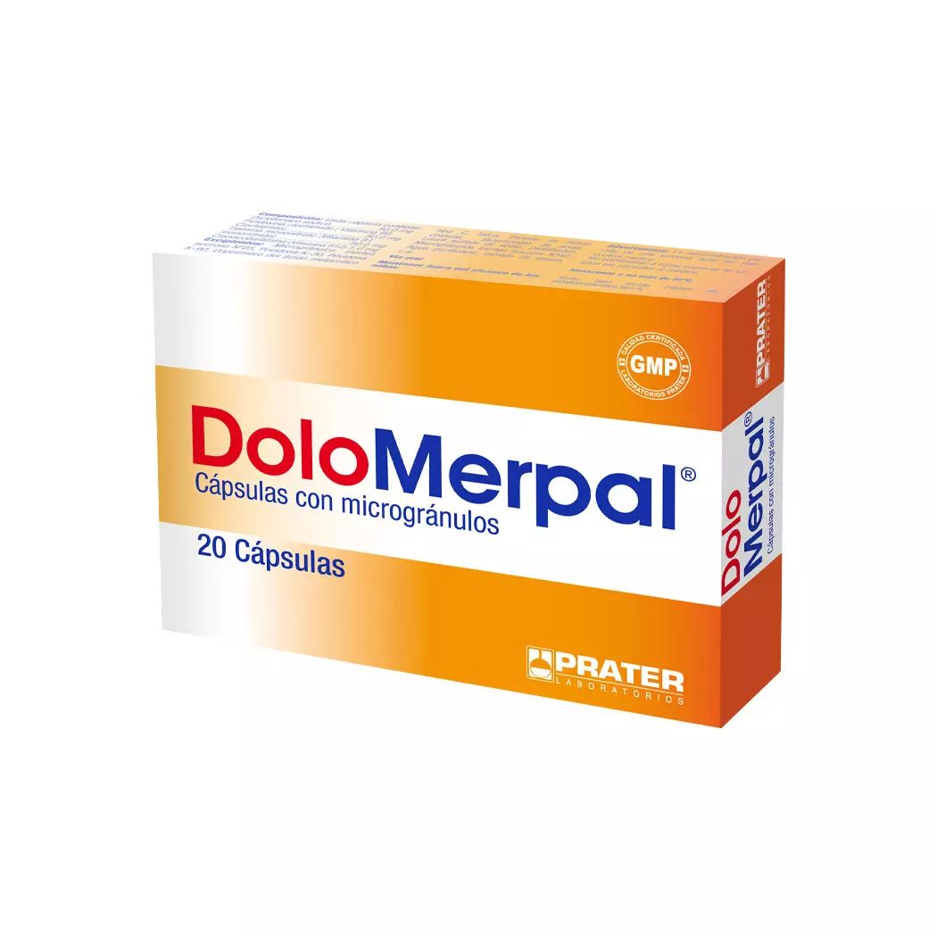 Dolo Merpal Complejo B/Diclofenaco 50 mg 20 Capsulas