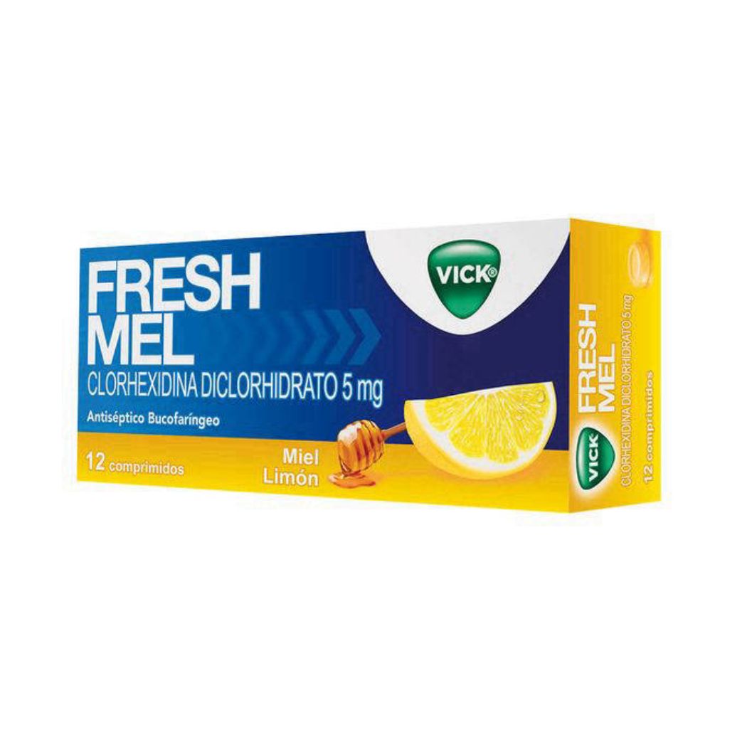 Freshmel Miel/Limon Clorhexidina 12 Comprimidos