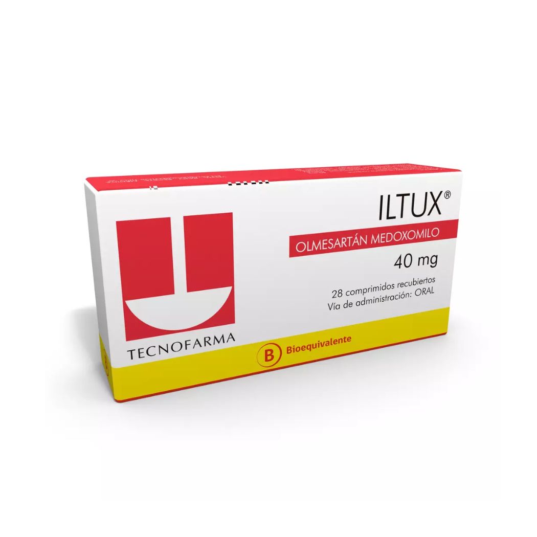 Iltux (B) Olmesartan Medoxomilo 40 mg 28 Comprimidos Recubiertos