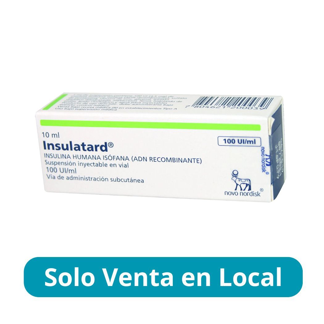 Insulatard-Hm Insulina Isofónica Humana 100 UI 1 Ampolla 10 ml