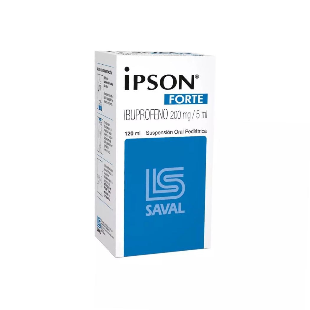 Ipson Forte Ibuprofeno 200 mg/5ml Suspension 120 ml