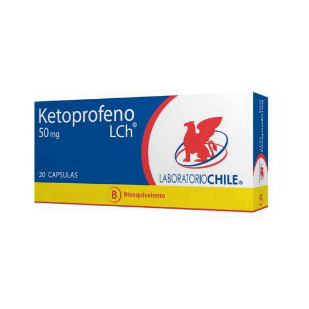 Ketoprofeno (B) 50 mg 20 Cápsulas