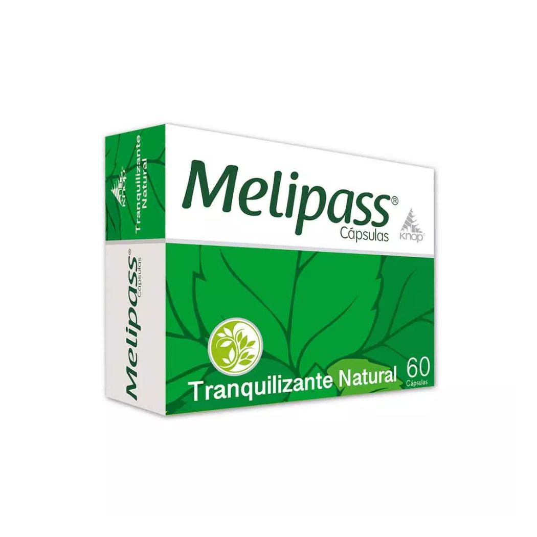 Melipass Melissa Passiflora 127,5 mg 60 Capsulas