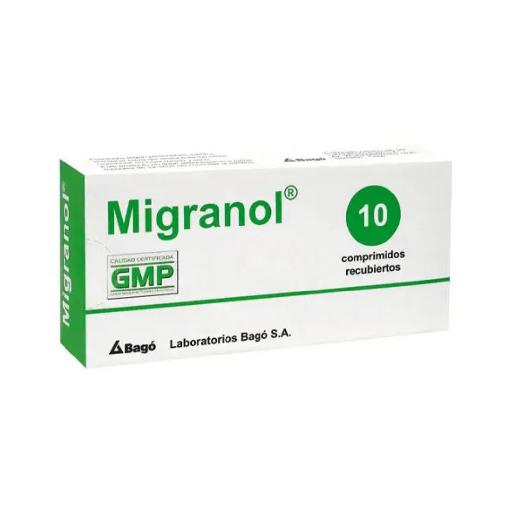 Migranol Metamizol 300 mg 10 Comprimidos Recubiertos