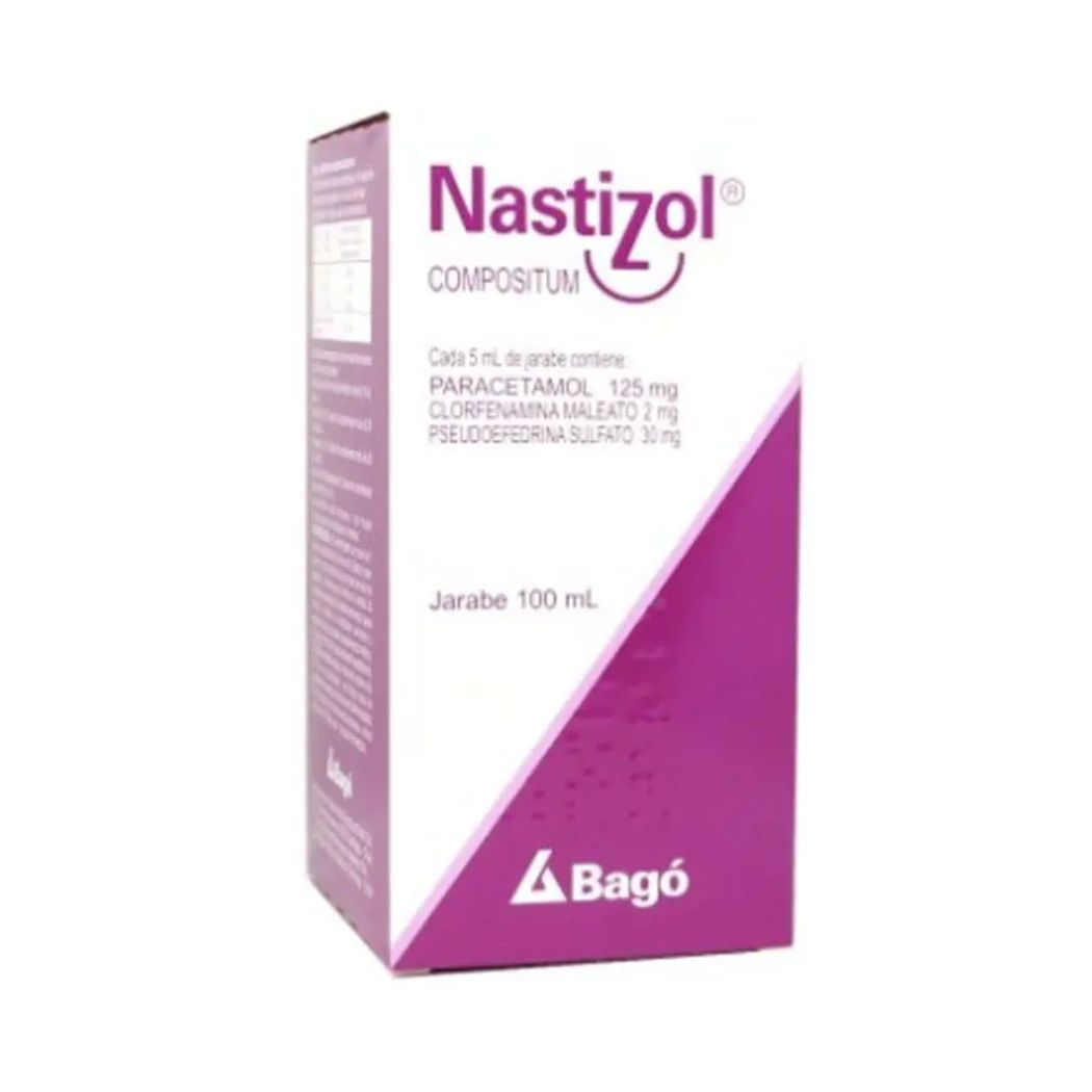 Nastizol Compuesto Pseudoefedrina 30 mg/5ml Jarabe 100 ml