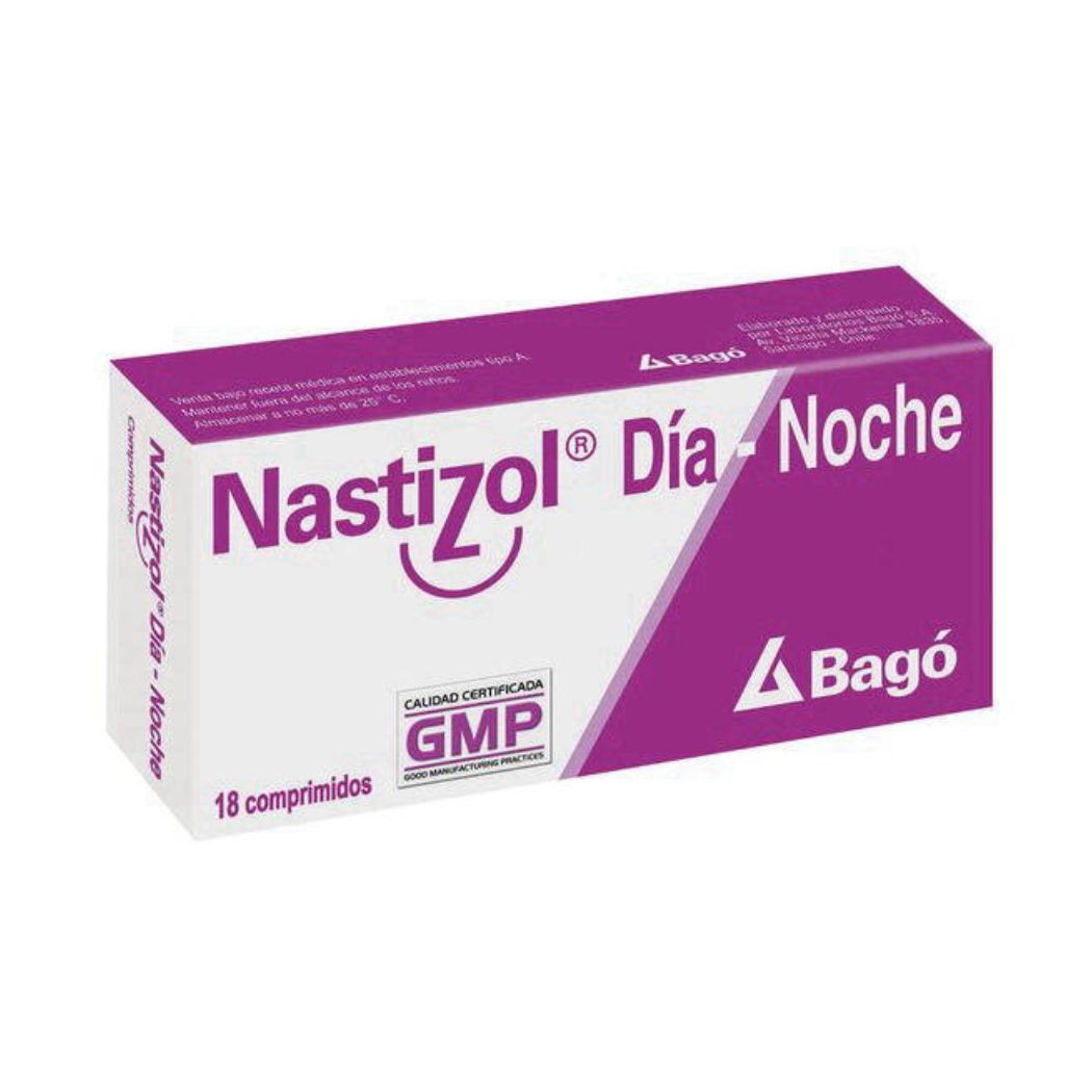Nastizol Antigripal Día/Noche 18 Comprimidos