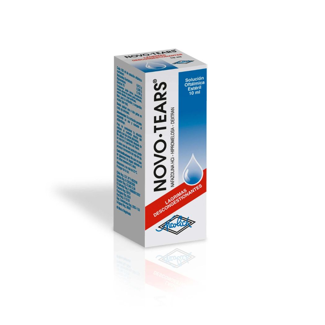 Novotears Nafazolina 0.012 Solucion Oftalmica 10 ml