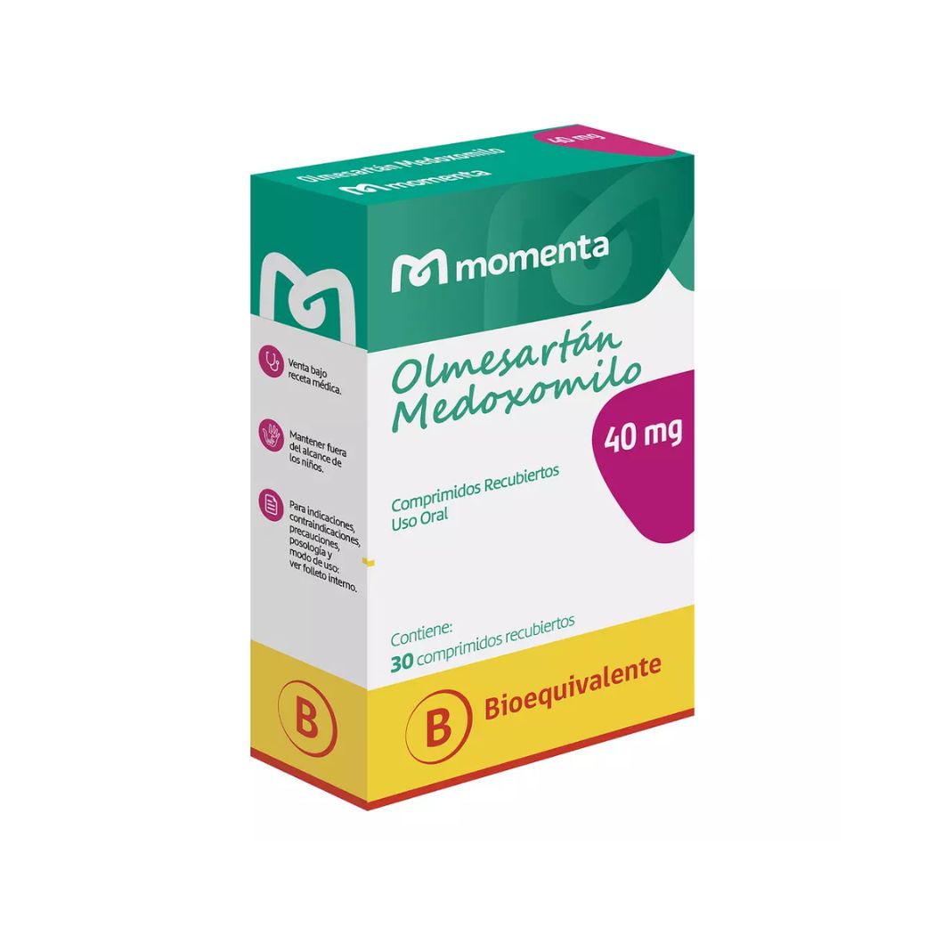 Olmesartan Medoxomilo (B) 40 mg 30 Comprimidos Recubiertos