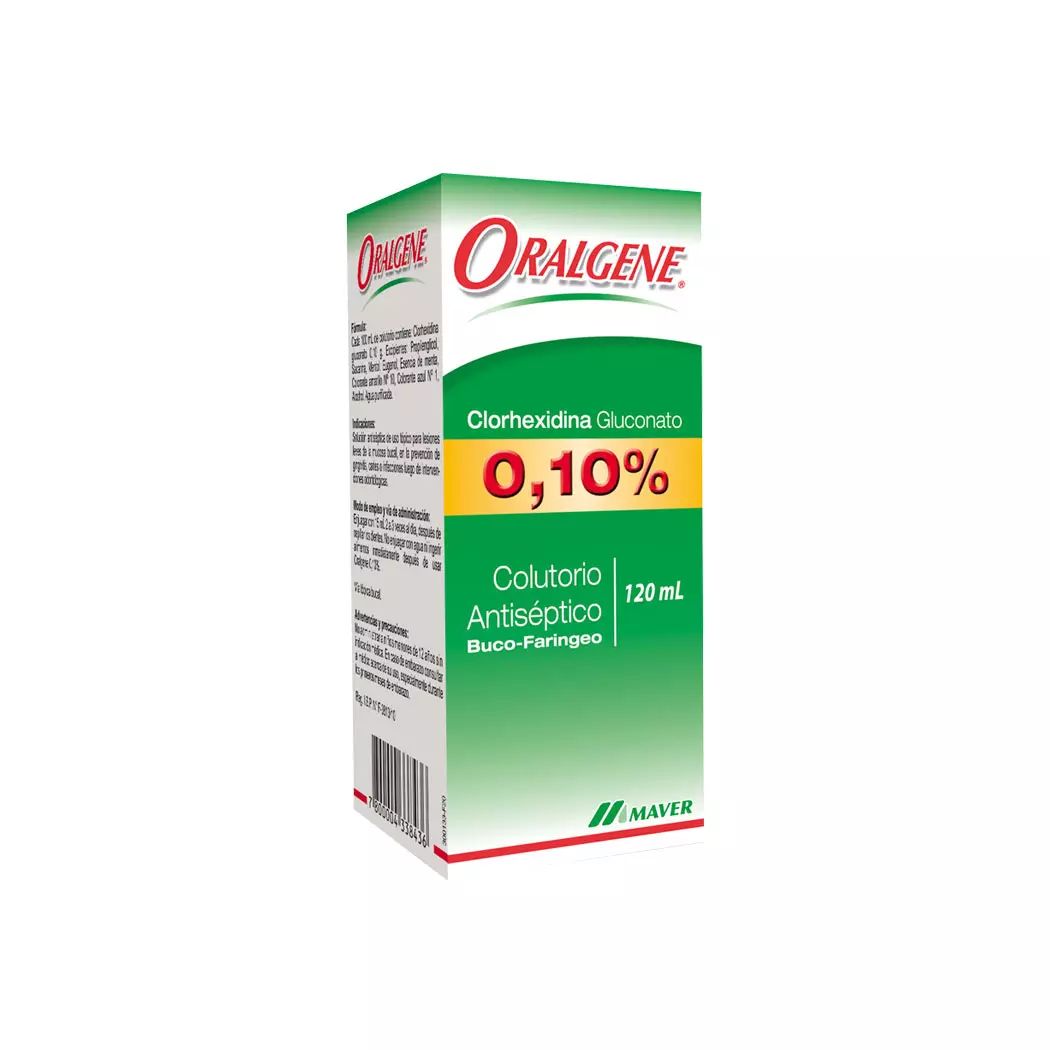 Oralgene Enjuague Bucal 0,10% Clorhexidina 120 ml