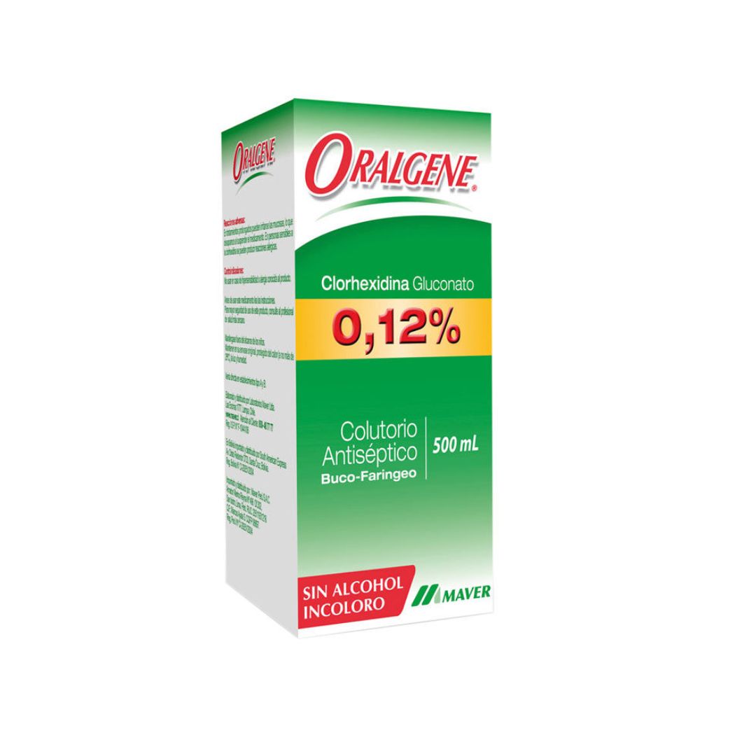 Oralgene Enjuague Bucal 0,12% Clorhexidina 500 ml