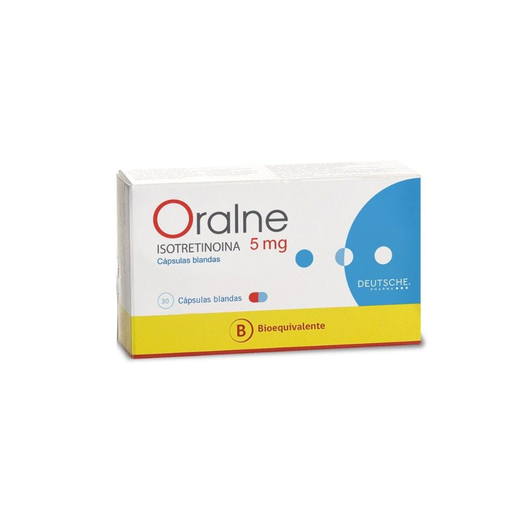 Oralne (B) Isotretinoina 5 mg 30 Capsulas Blandas