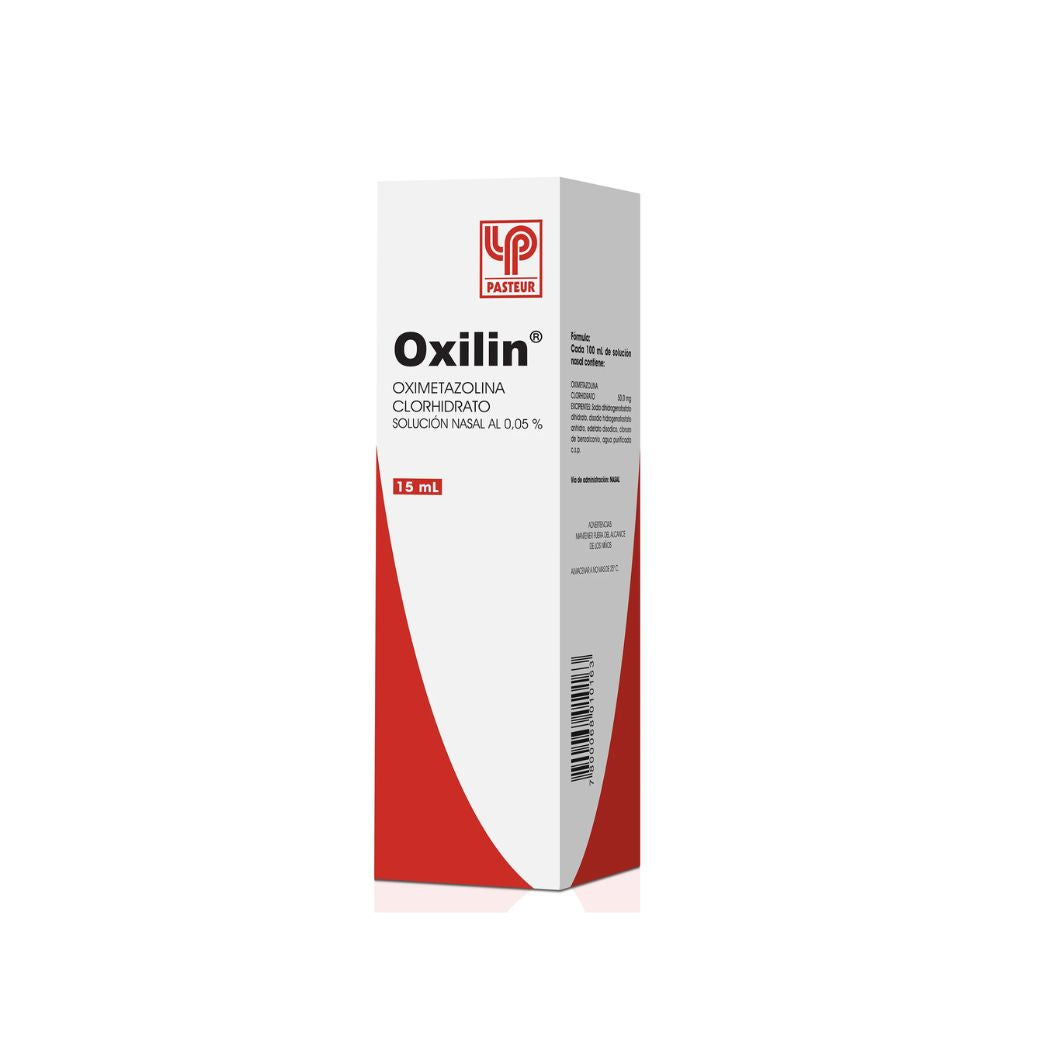 Oxilin Oximetazolina 0,05% Solucion Nasal 15 ml