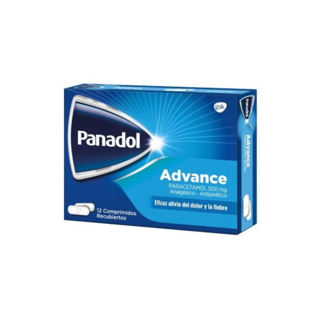 Panadol Advance Paracetamol 500 mg 12 Comprimidos