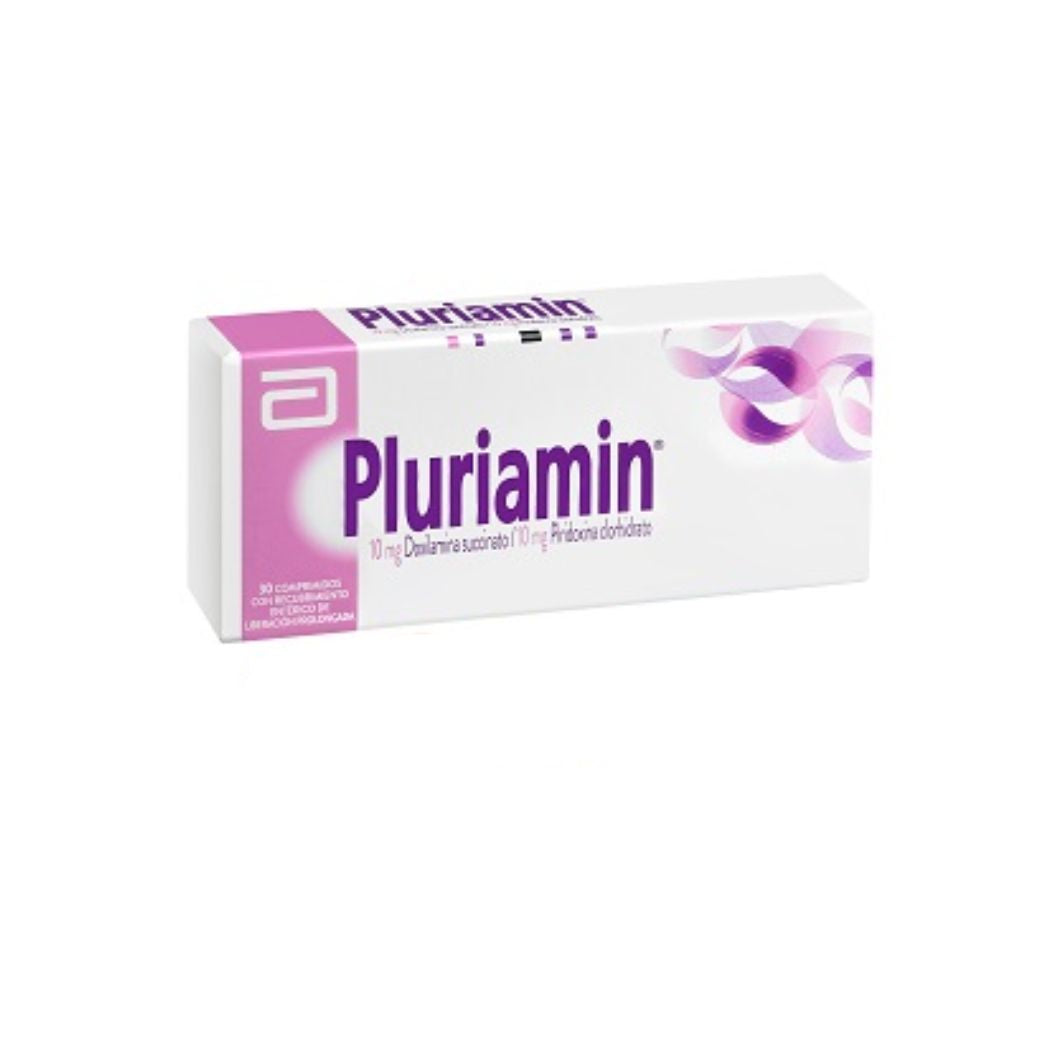 Pluriamin Doxilamina 10 mg 30 Comprimidos