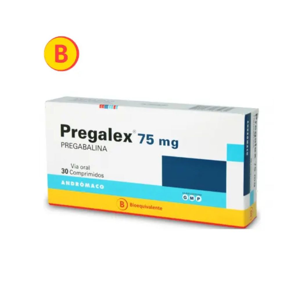 Pregalex (B) Pregabalina 75 mg 30 Comprimidos