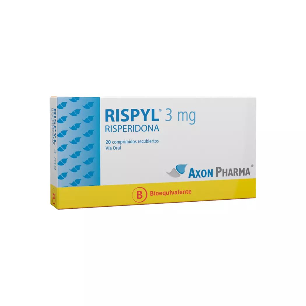Rispyl Risperidona 3 mg 20 Comprimidos Recubiertos
