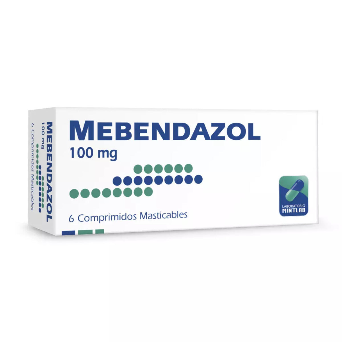 Mebendazol 100 mg 6 Comprimidos Laboratorio Mintlab