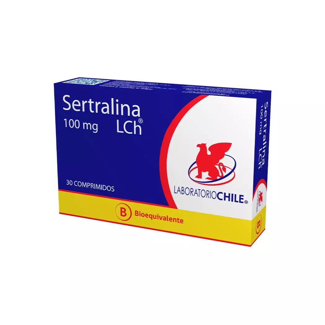 Sertralina (B) 100 mg 30 Comprimidos