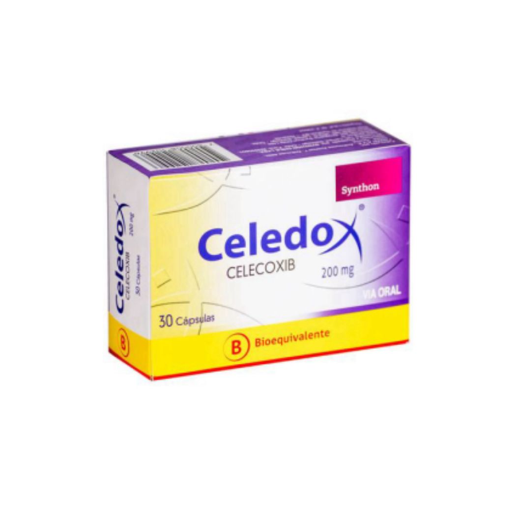 Celedox (B) Celecoxib 200 mg 30 Capsulas
