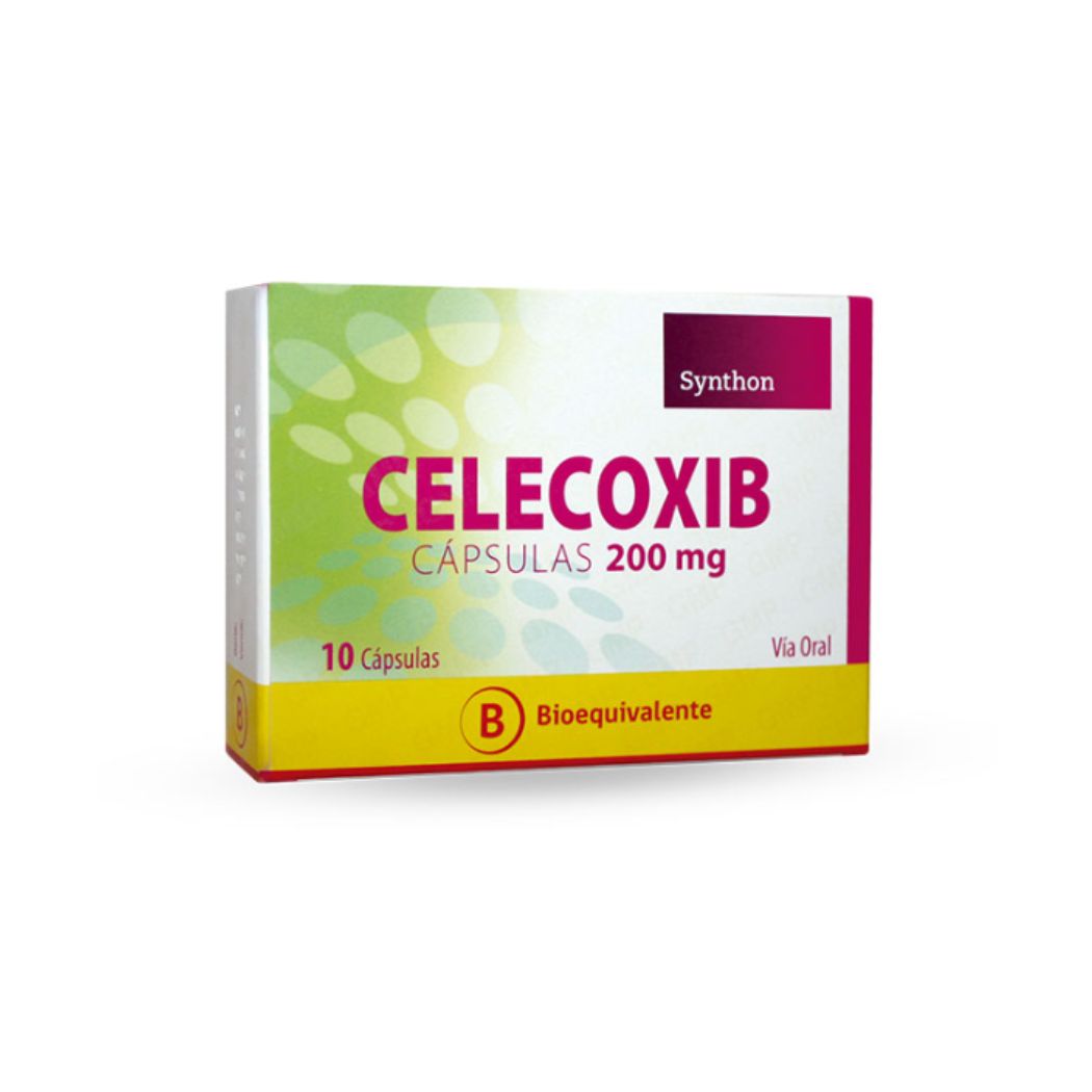 Celecoxib (B) 200 mg 10 Capsulas Synthon