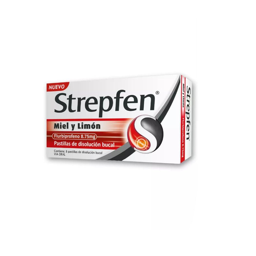 Strepfen Flurbiprofeno 8 Comprimidos