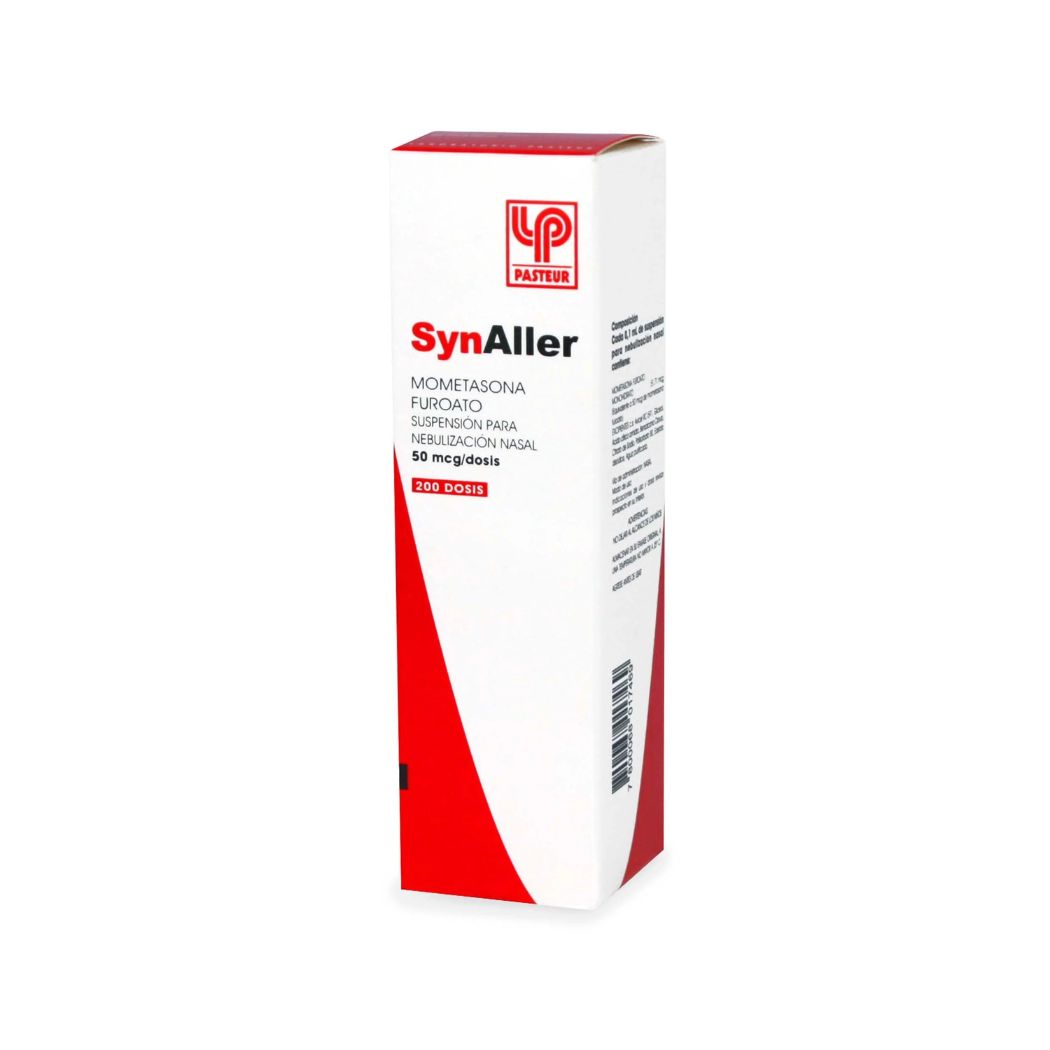 Synaller Mometasona 50 mcg Suspensión Nasal 200 Dosis