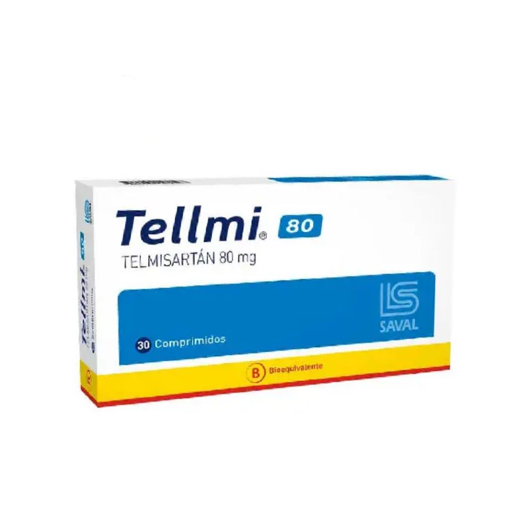 Tellmi 80 (B) Telmisartan 80 mg 30 Comprimidos