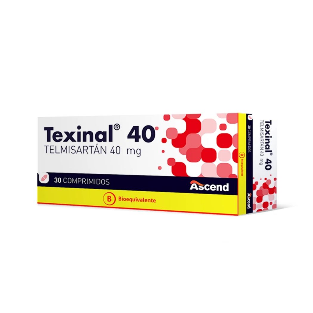 Texinal (B) Telmisartan 40 mg 30 Comprimidos